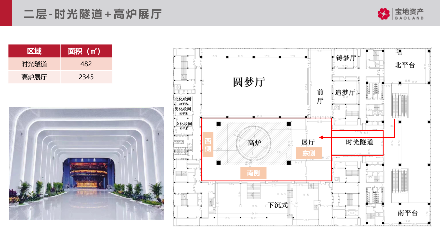 特色场地 上海钢铁会博中心金色炉台