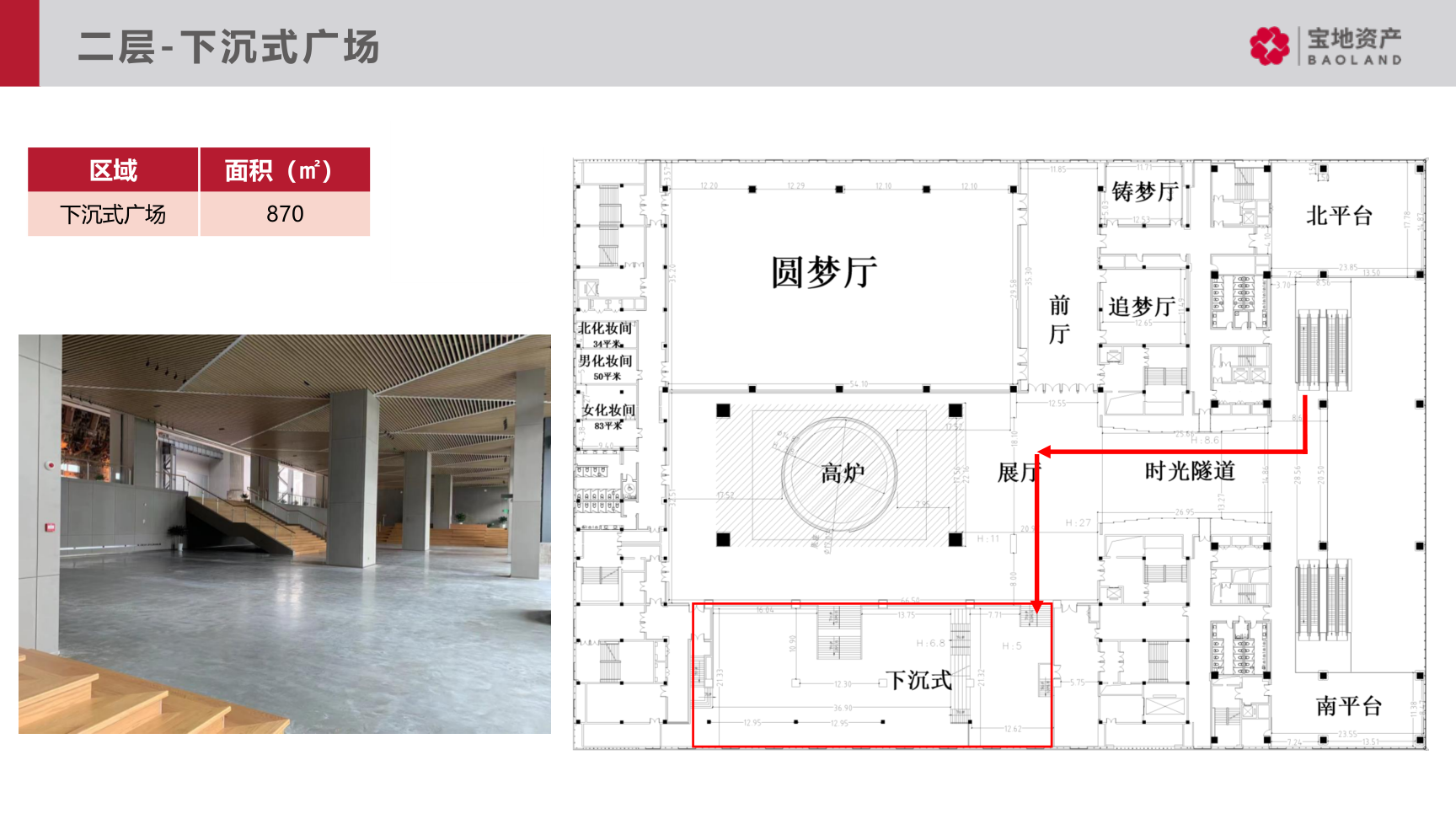 特色场地 上海钢铁会博中心金色炉台