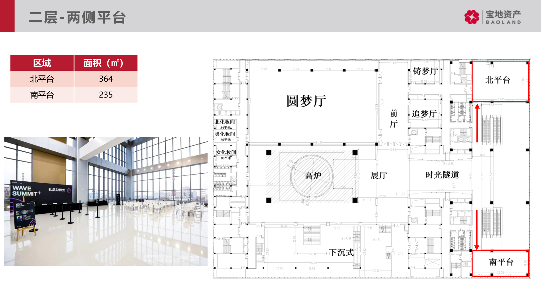 特色场地 上海钢铁会博中心金色炉台