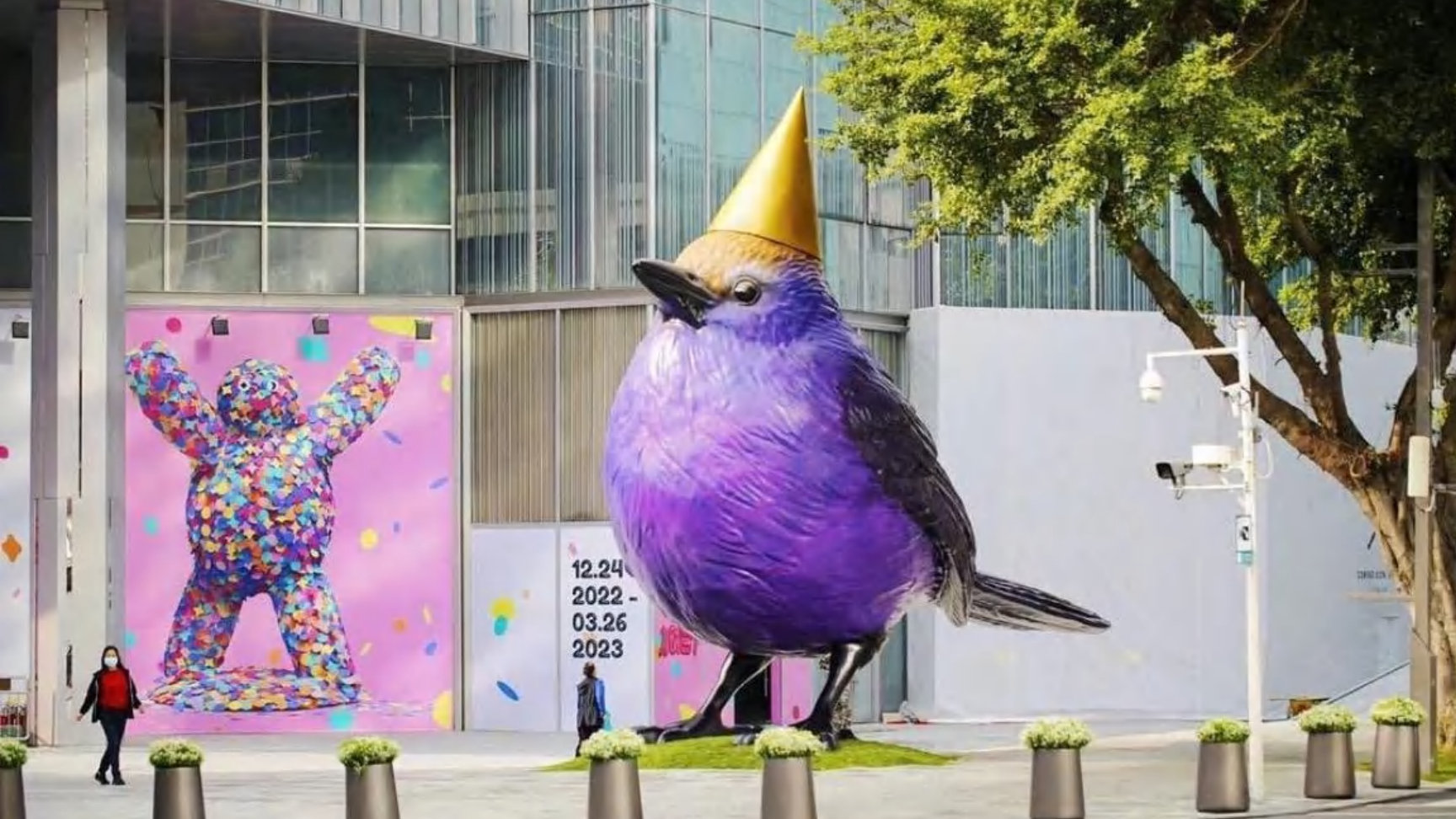 大黄鸭《橡皮鸭二重畅》装置艺术展