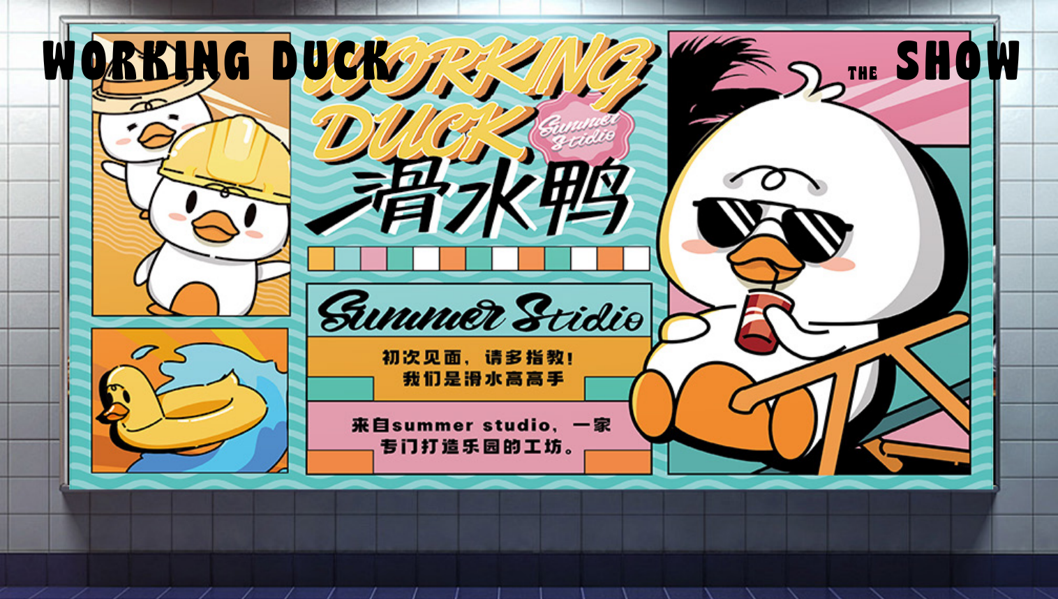 【杭州领星】滑水鸭WORKING DUCK