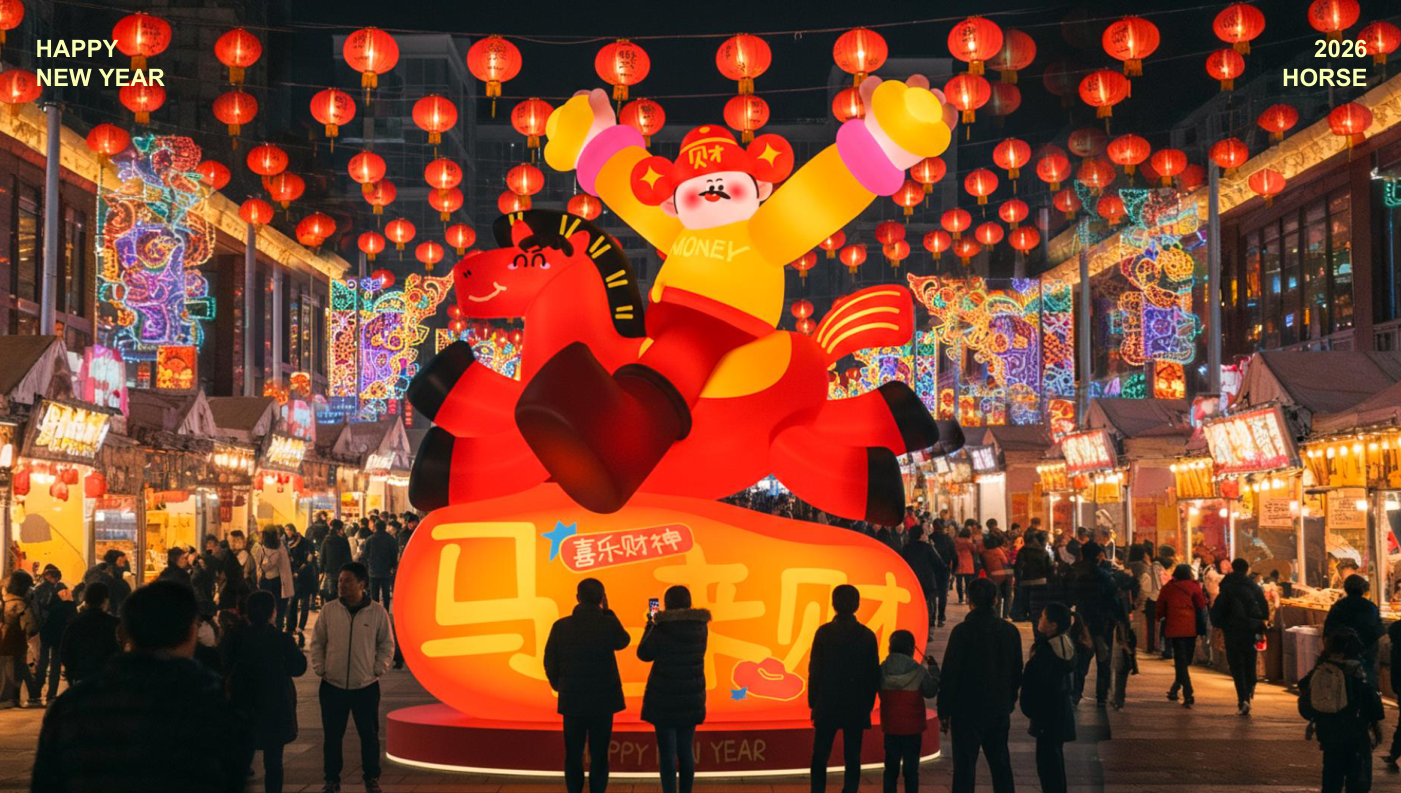 喜乐财神马年版