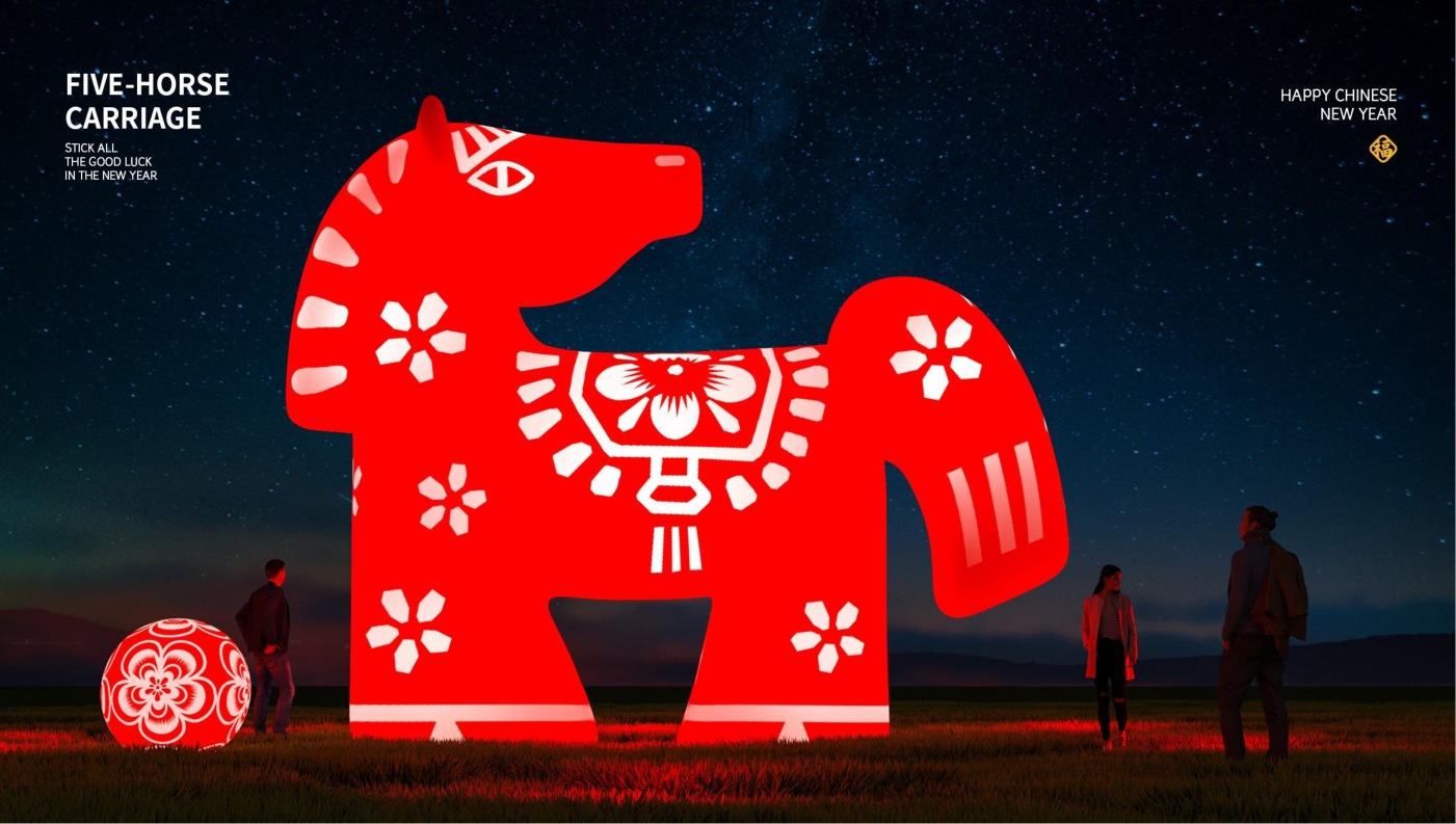 五福临门五福马 IP