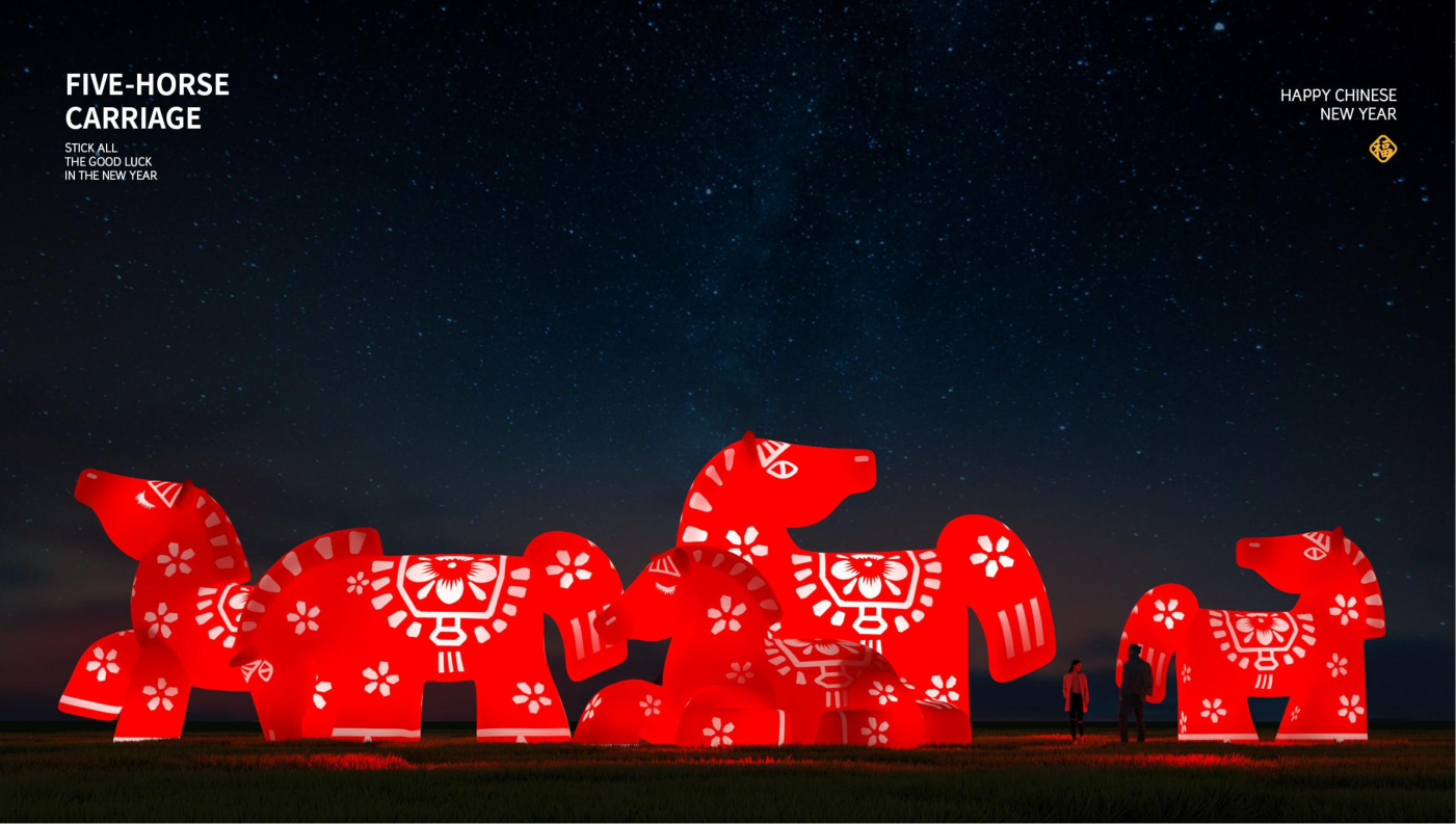 五福临门五福马 IP