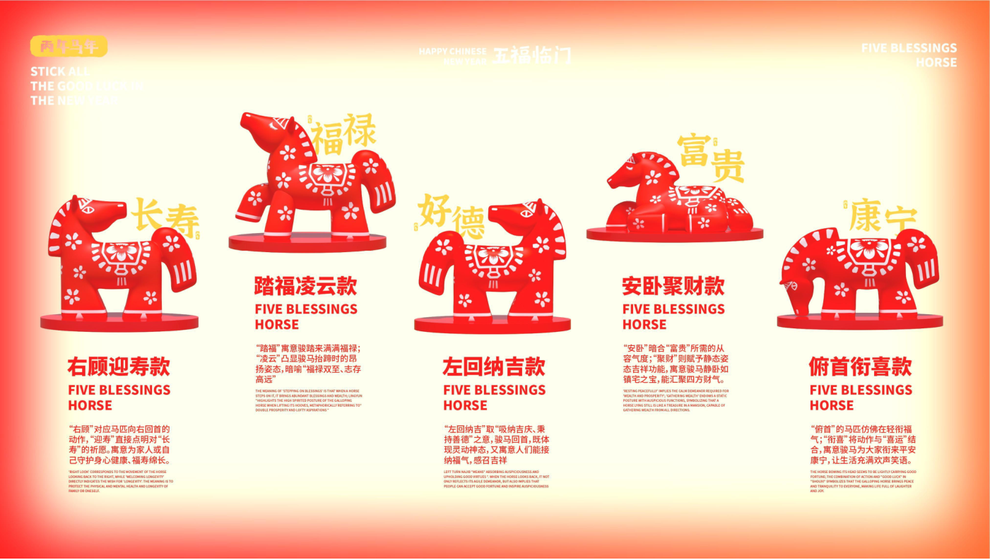 五福临门五福马 IP