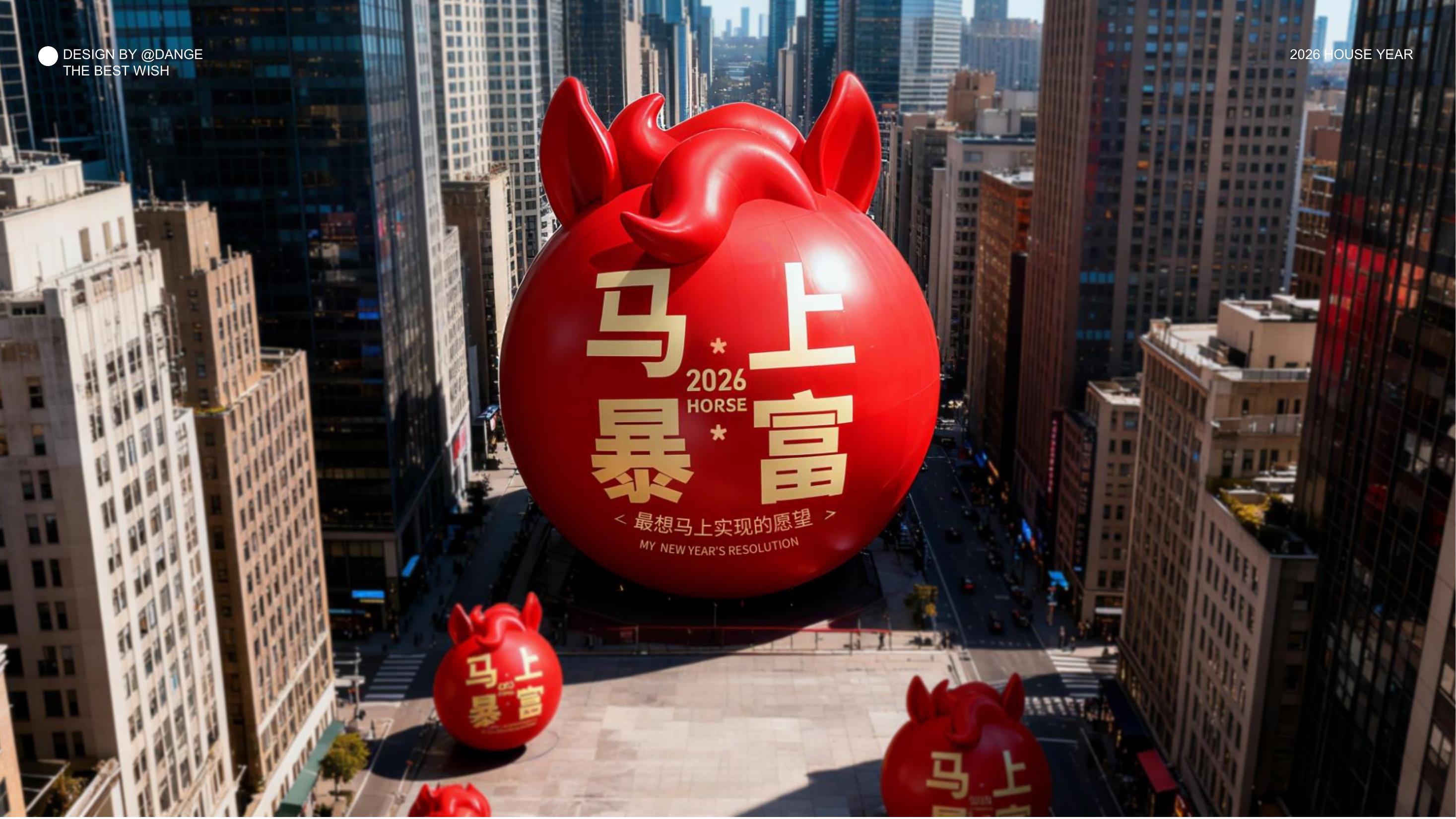 大红马来了！马上实现愿望