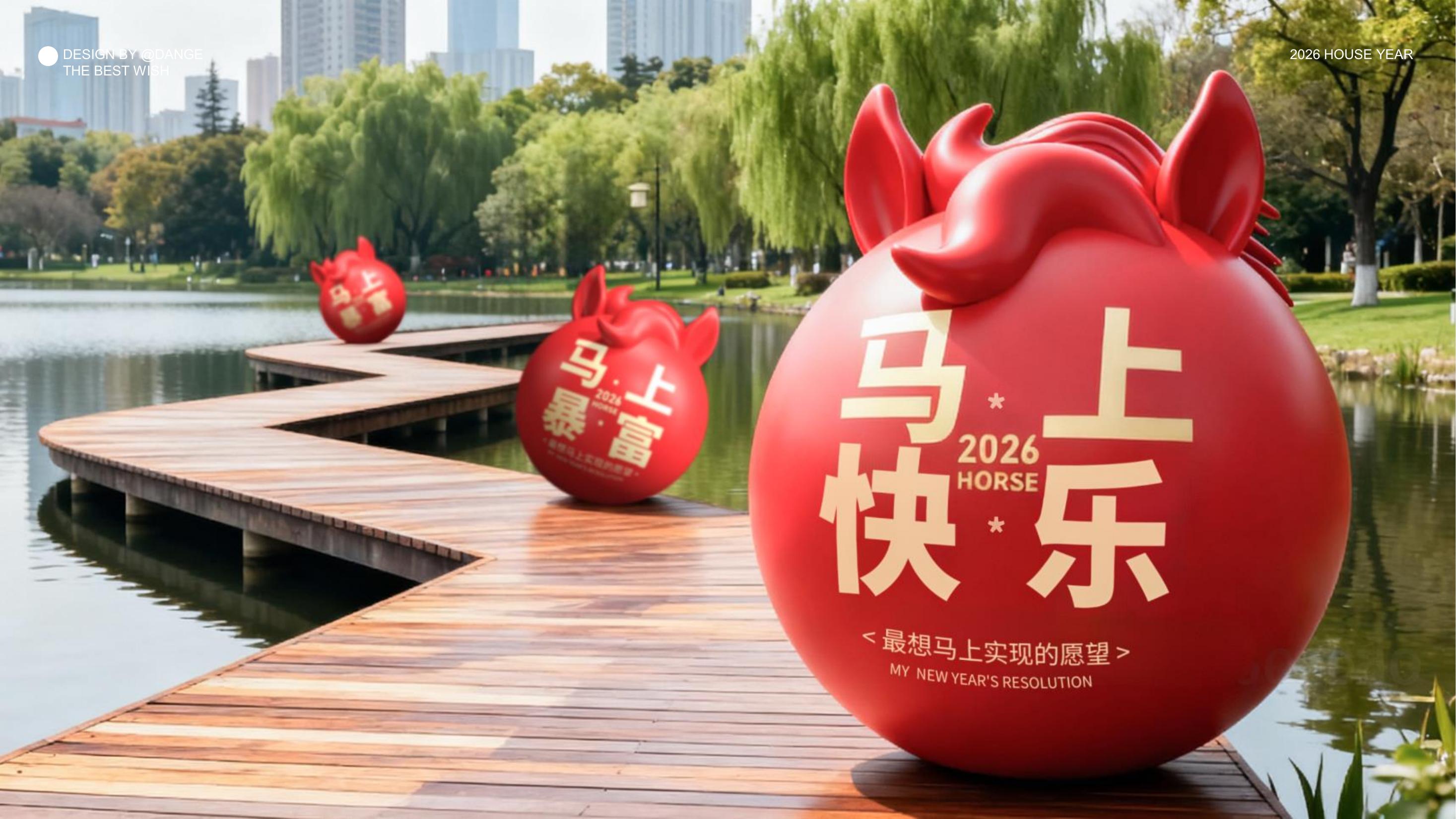 大红马来了！马上实现愿望