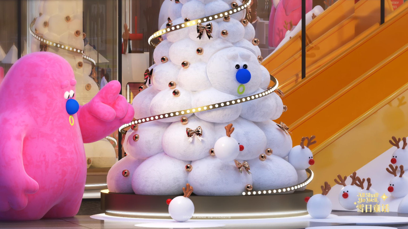 雪崽Riki茸宝Rimi-雪日童话