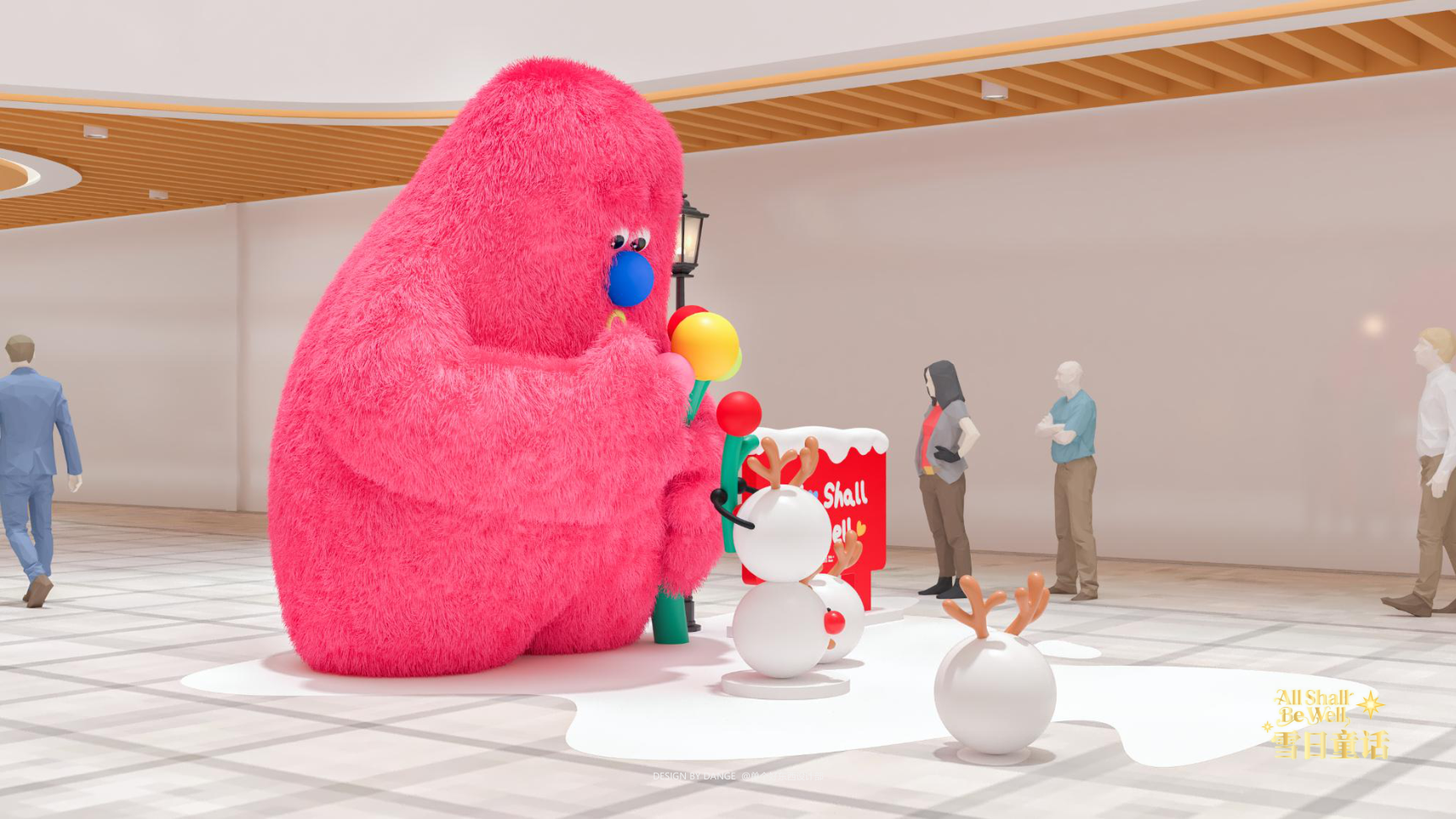 雪崽Riki茸宝Rimi-雪日童话