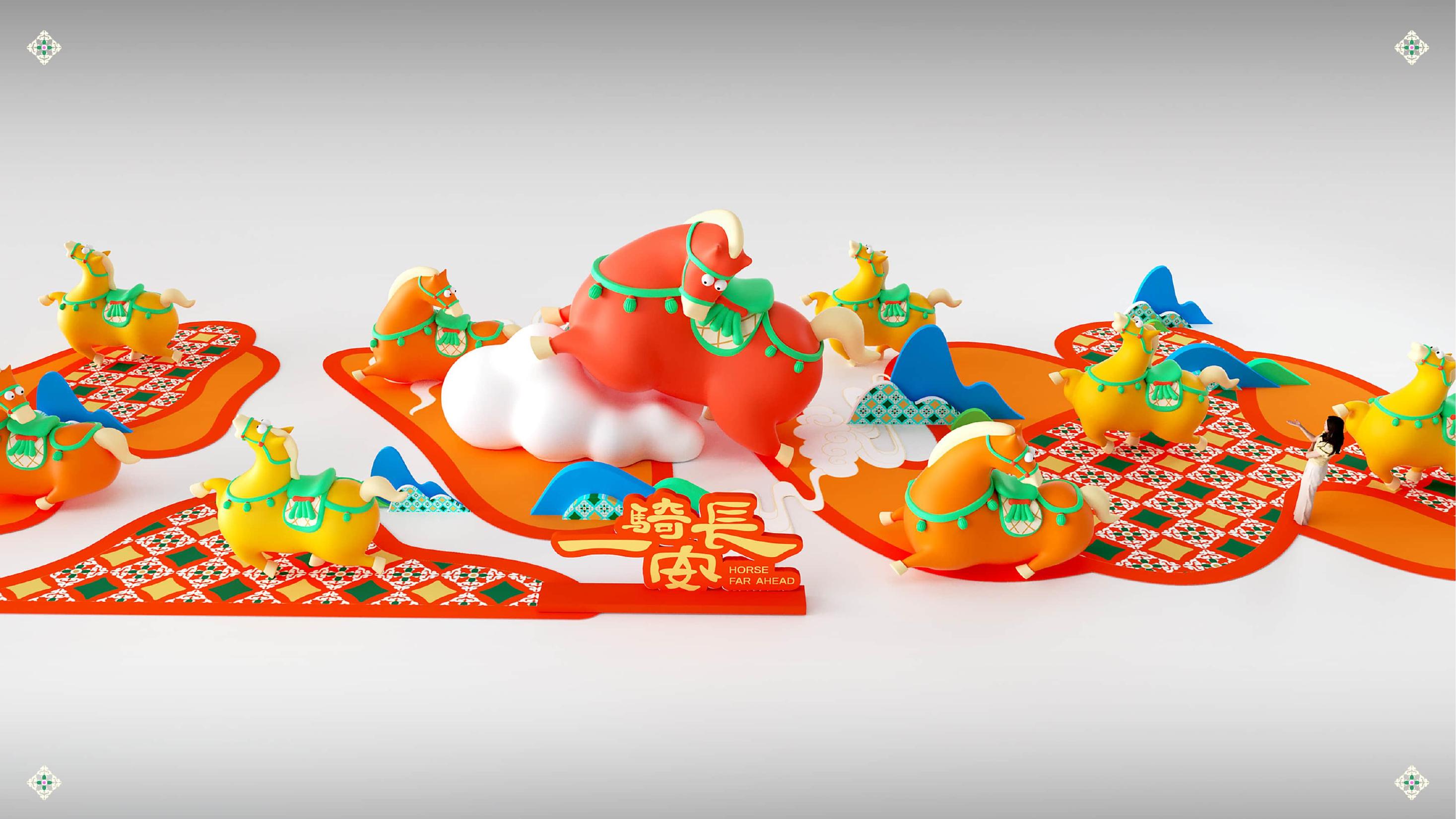 唐三彩-一骑长安