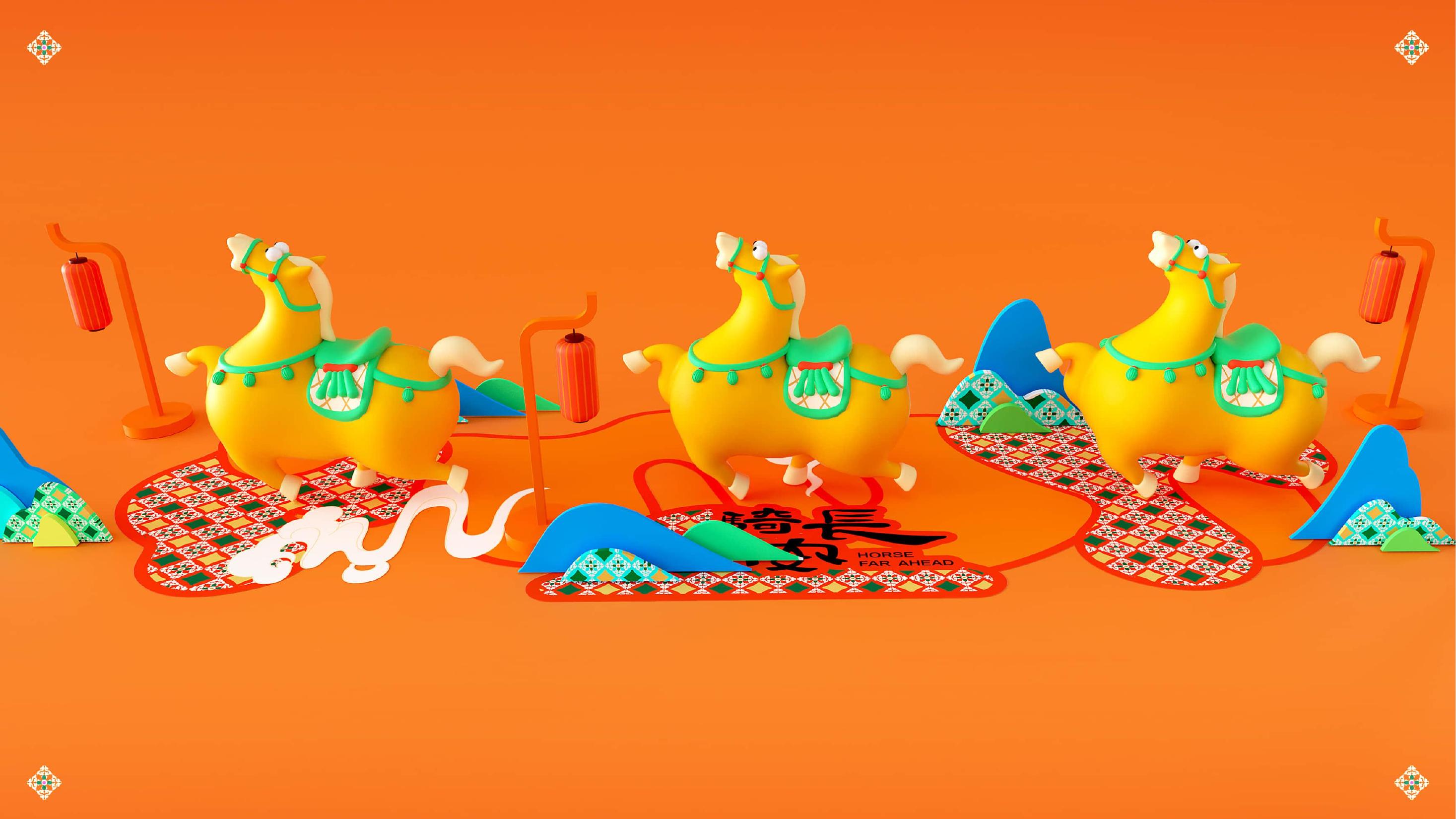 唐三彩-一骑长安