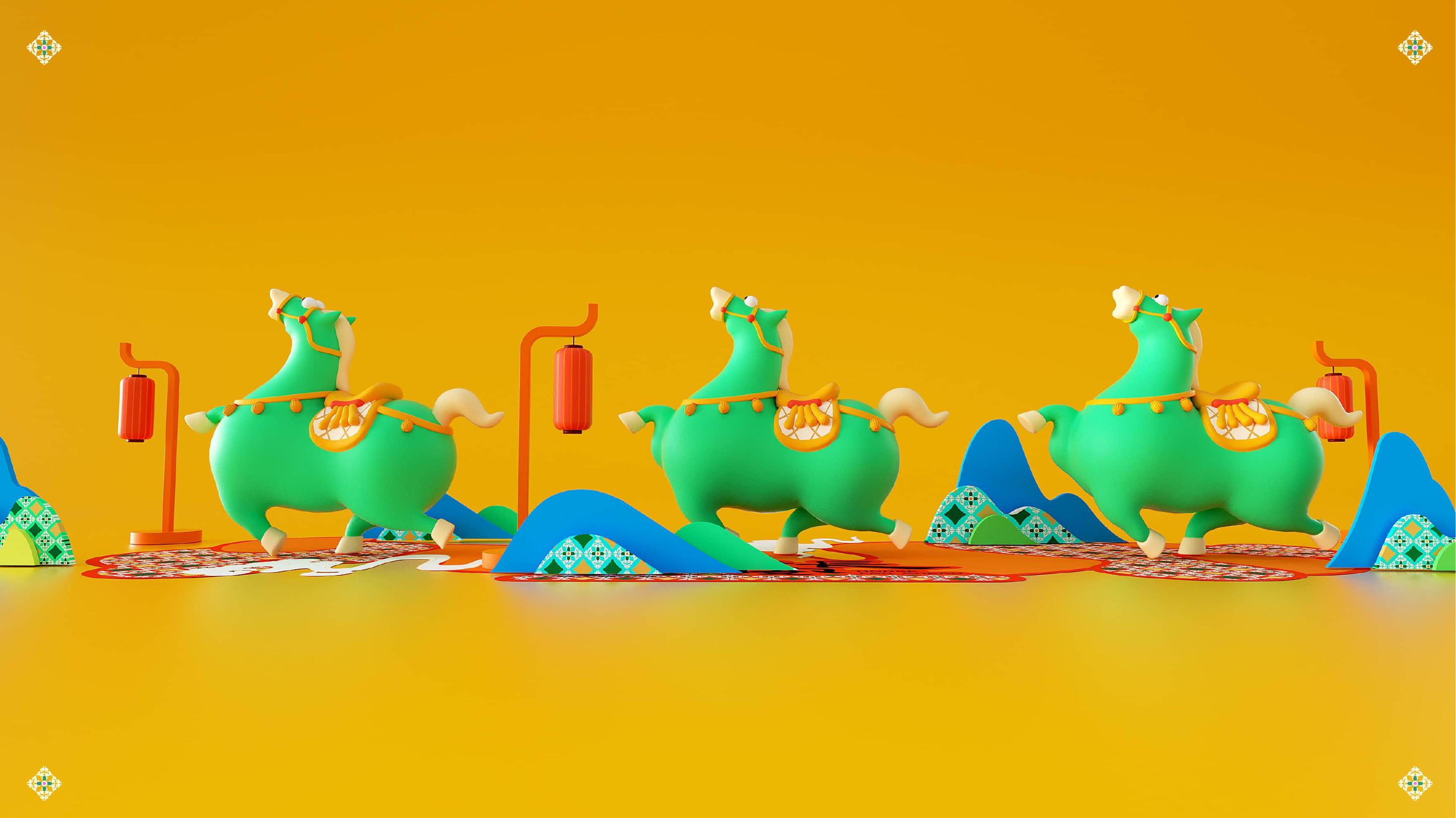 唐三彩-一骑长安