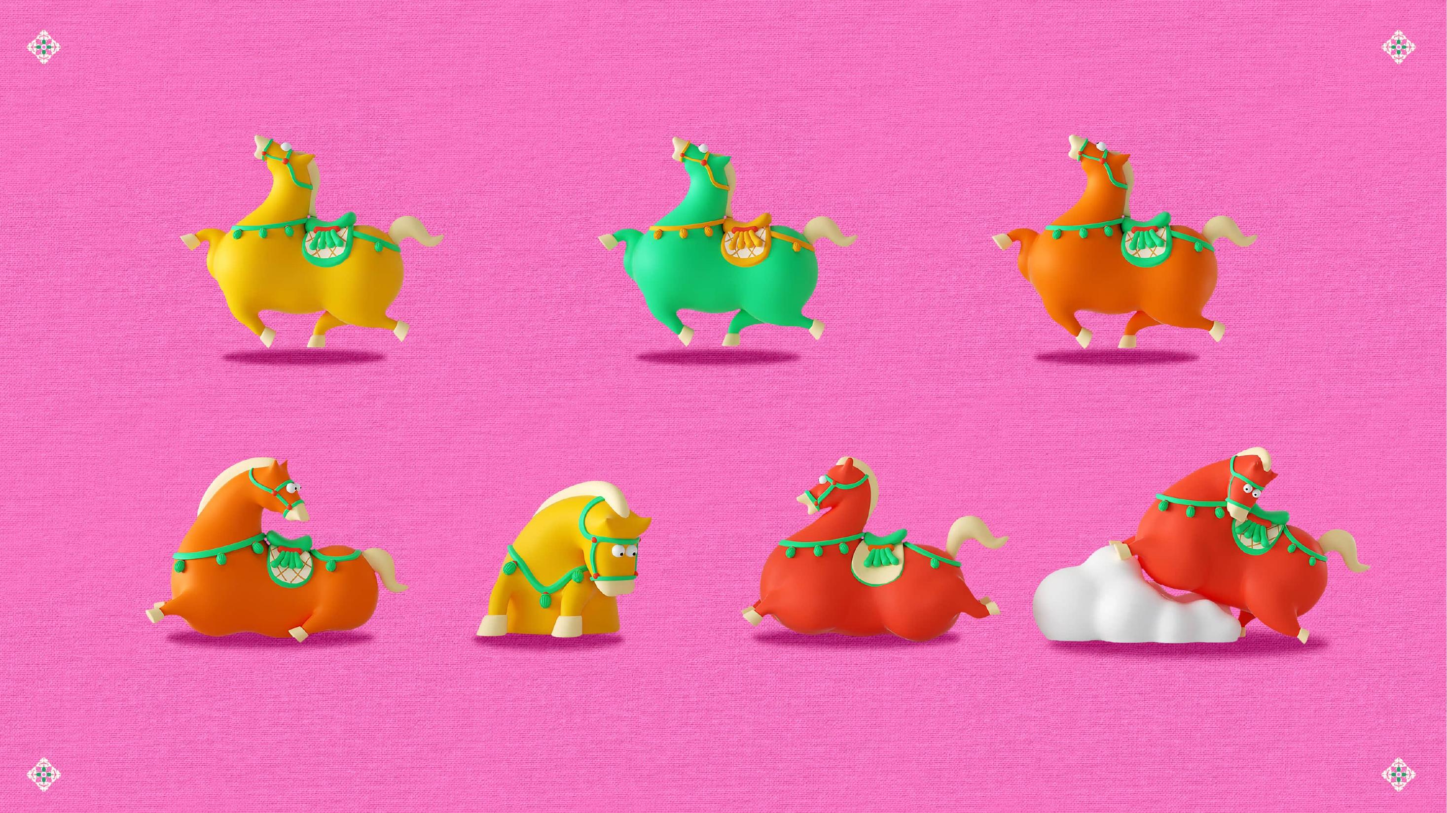 唐三彩-一骑长安