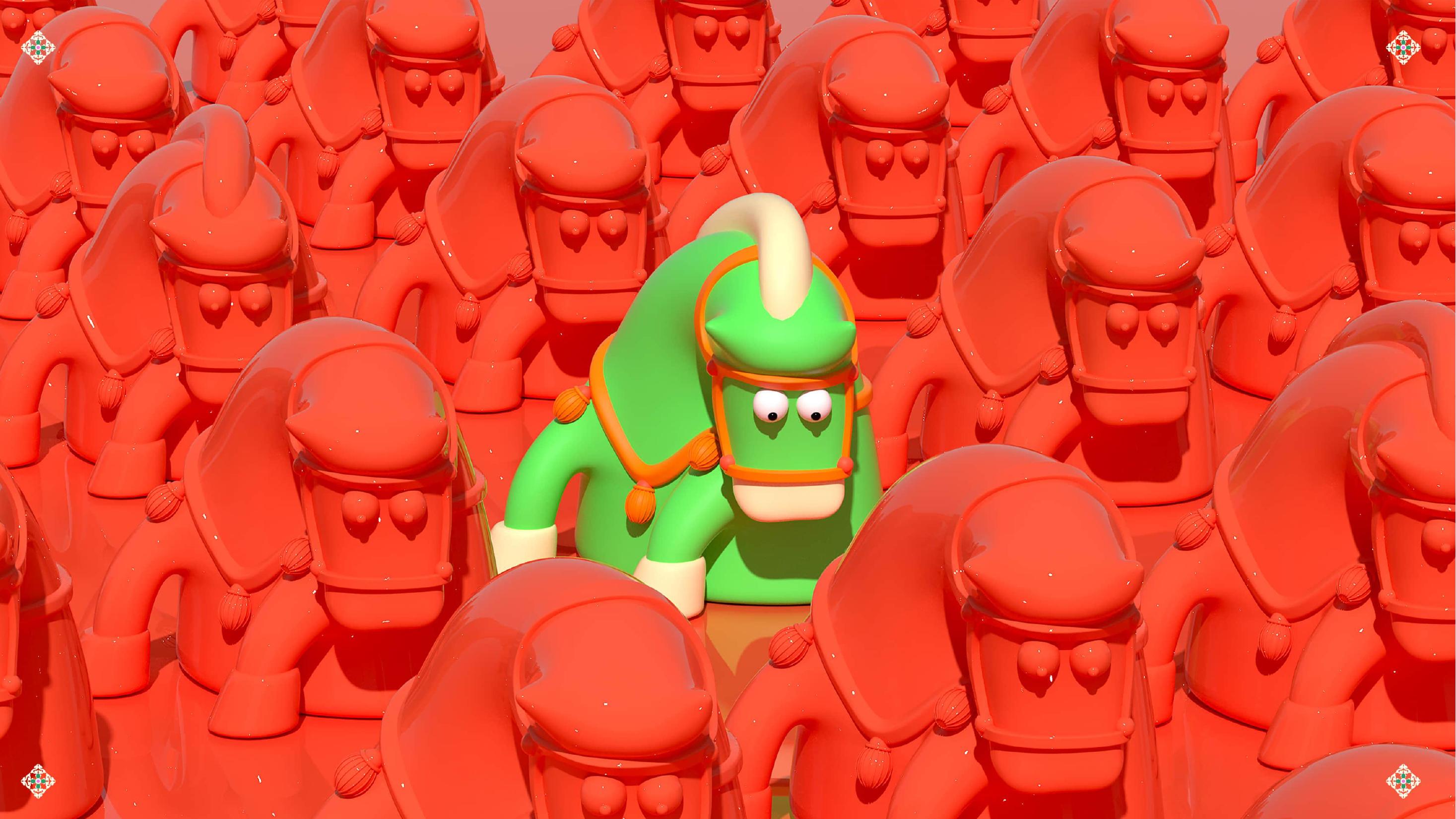 唐三彩-一骑长安