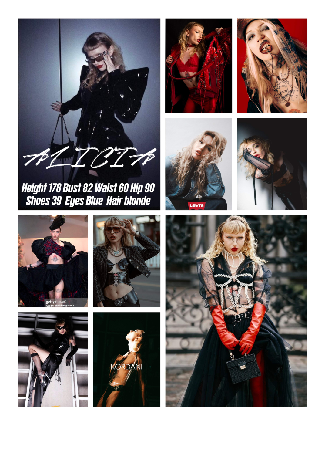 外籍 大牌平面模特