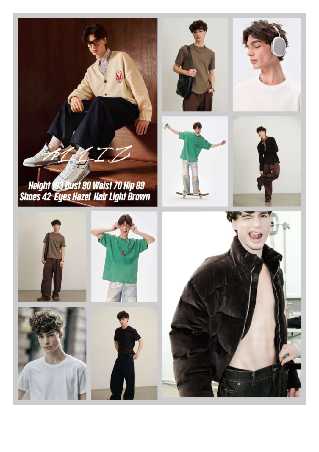 外籍 大牌平面模特