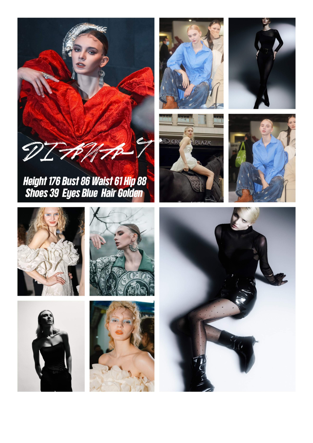 外籍 大牌平面模特