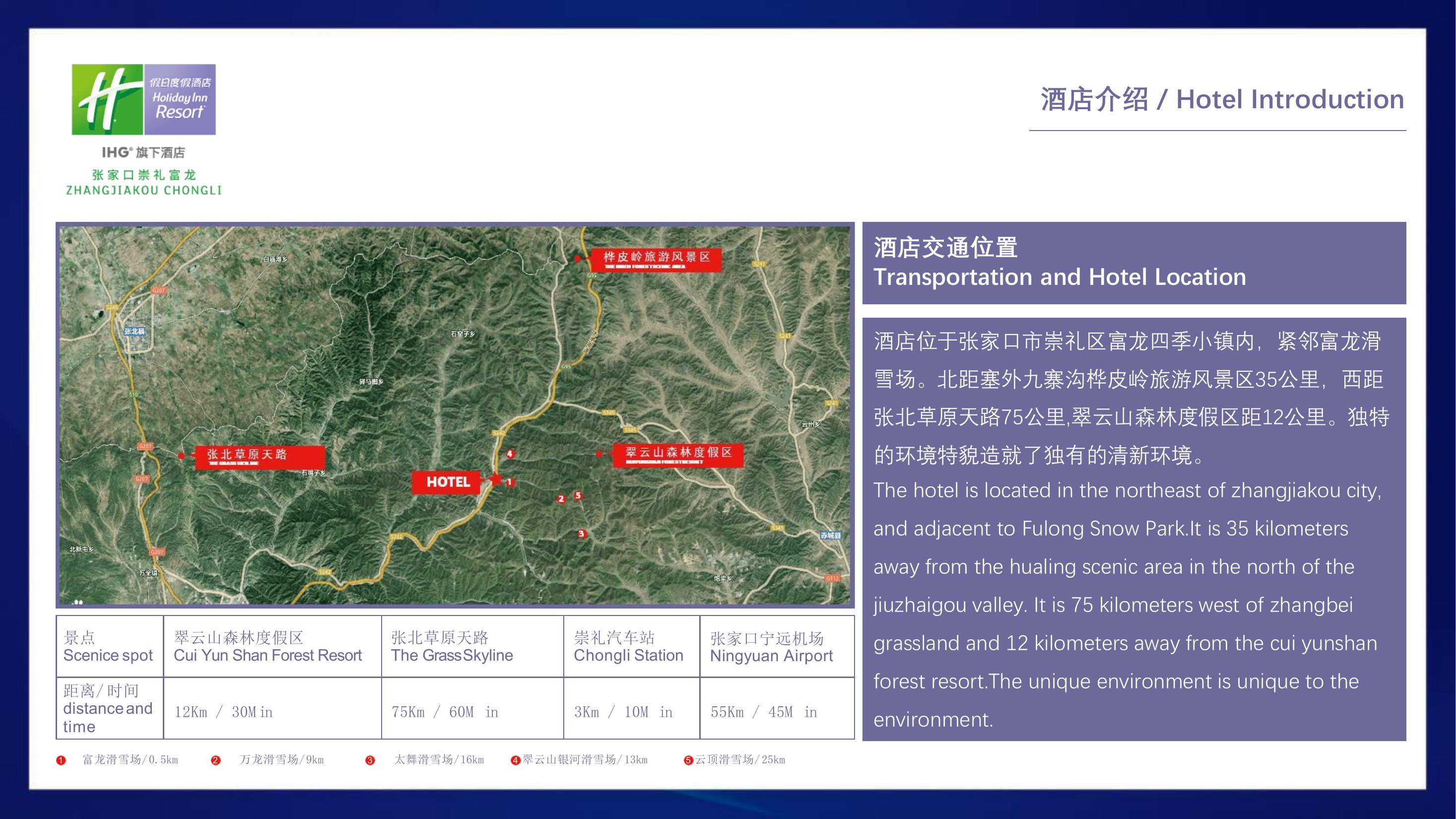 冬奥之城-张家口崇礼富龙四季小镇、富龙滑雪场、富龙假日酒店