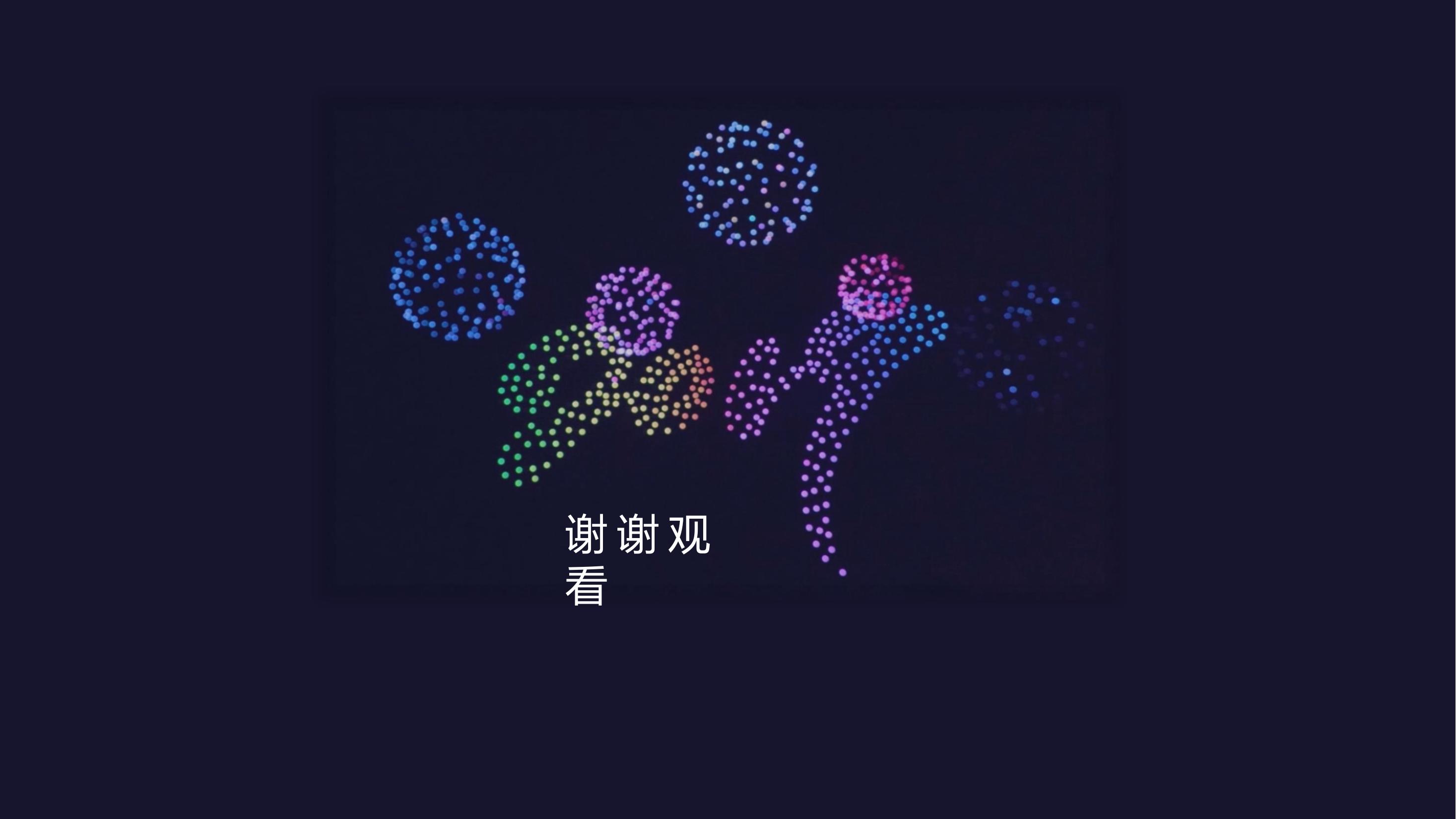 无人机编队灯光秀表演