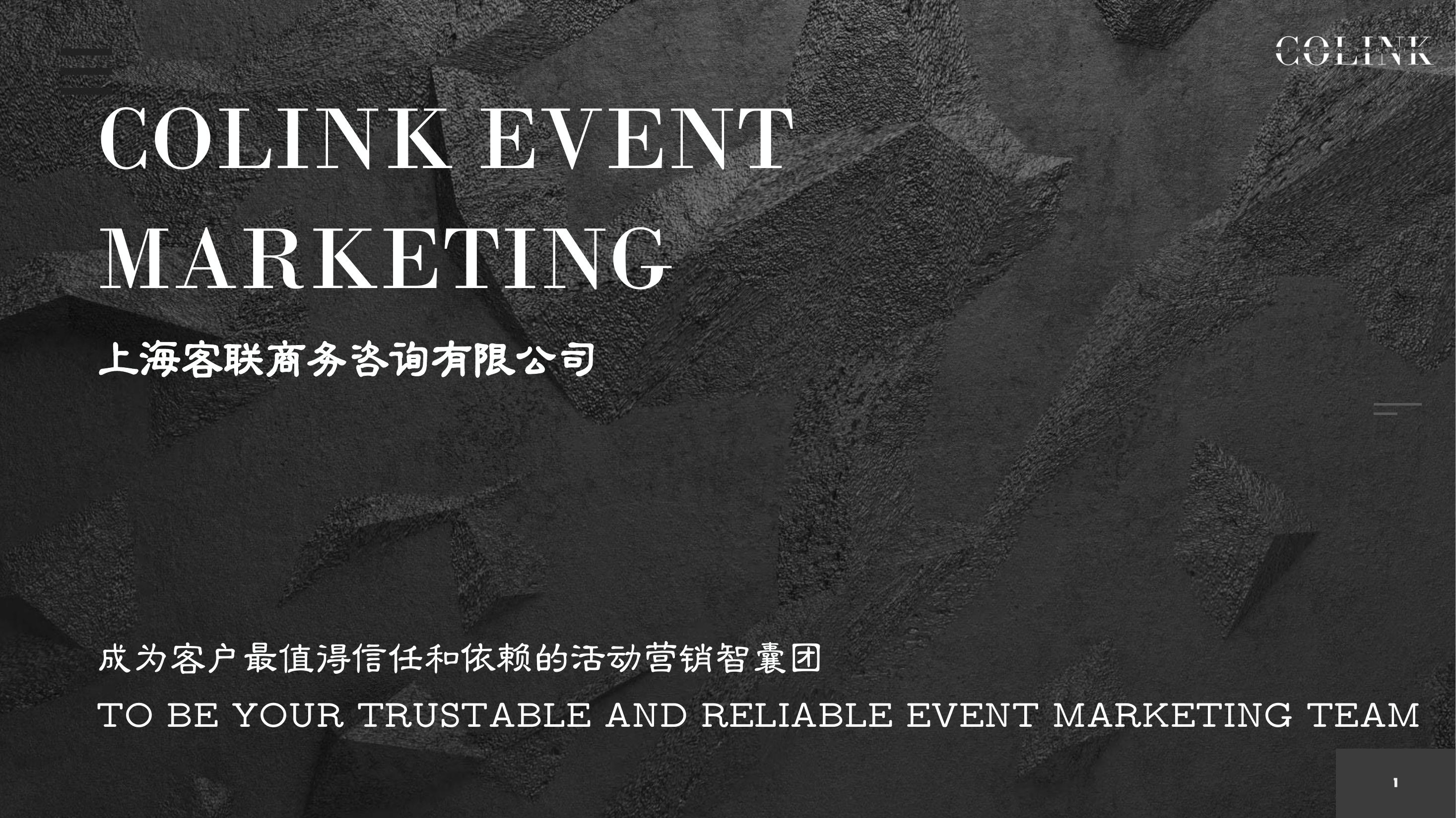 COLINK——全案的营销策划案例