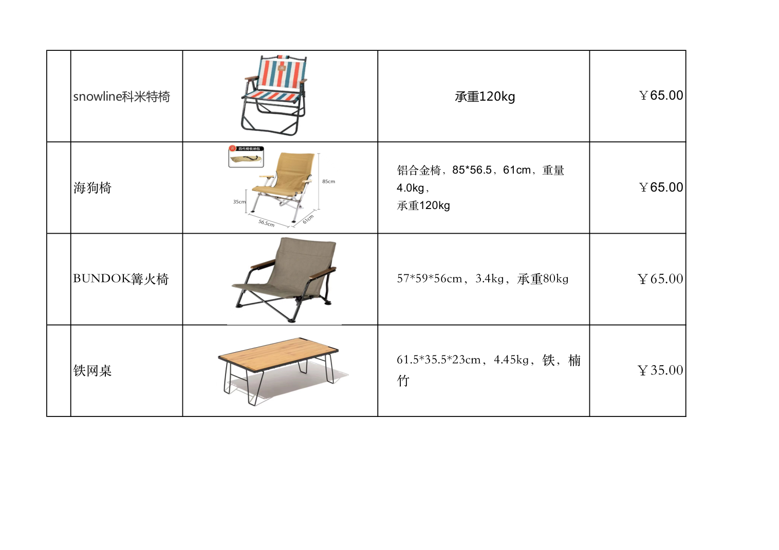 全国范围户外露营装备租赁