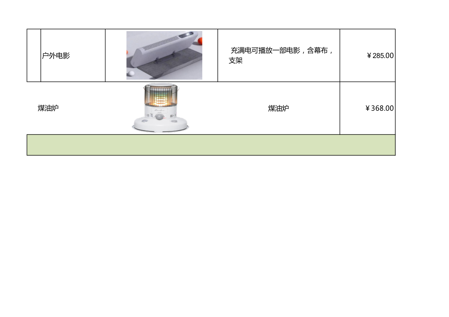 全国范围户外露营装备租赁