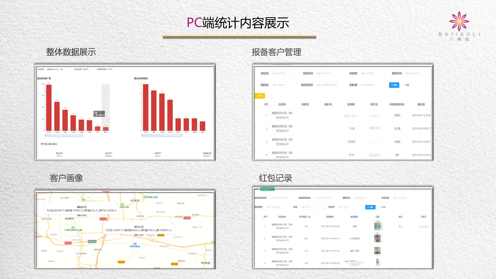 八角粒线上派单系统（红包裂变）